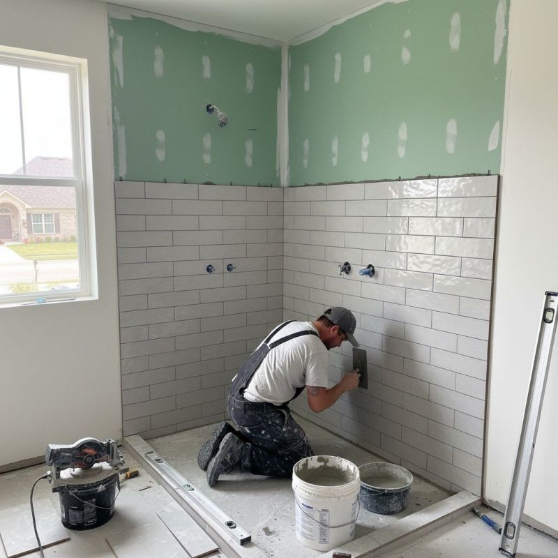 Bathroom Tile Installation detail