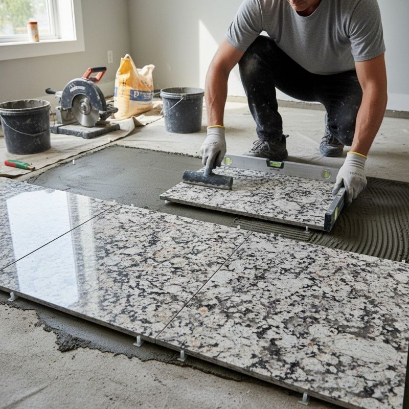 Granite Tiles Installation